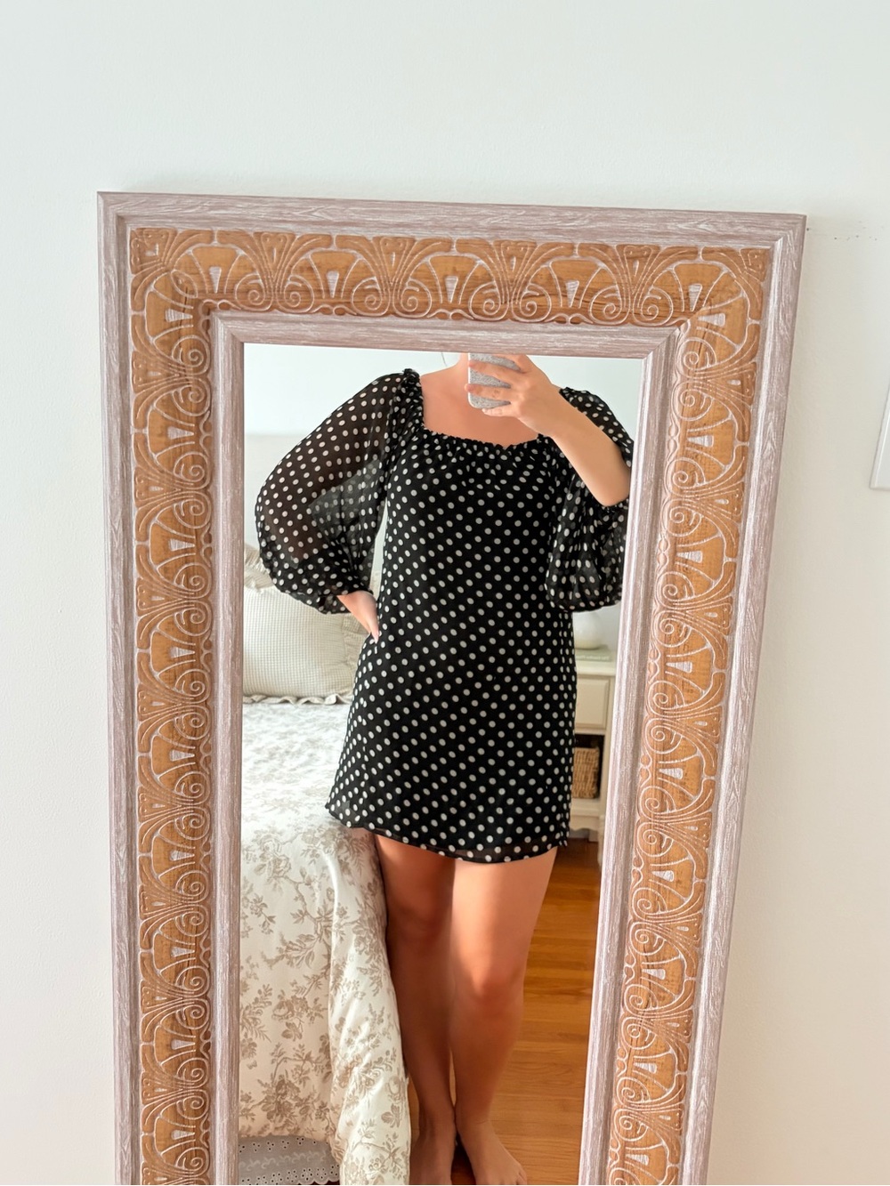 Reformation Polka Dot Dress